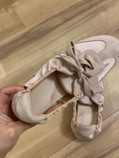 バレエシューズ ピンク 24.5cmのサムネイル