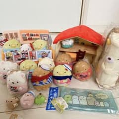 すみっコぐらしぬいぐるみ15点　すみっコハウス、なりきりハウスの会、ボトルポーチのサムネイル