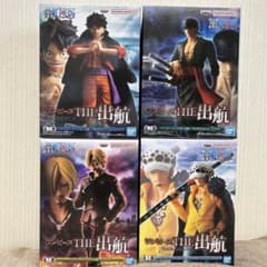 ワンピース THE出航 4個セットフィギュアのサムネイル