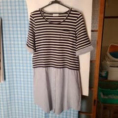 LEPSIM LOWRYS FARM ボーダー チュニック Lのサムネイル