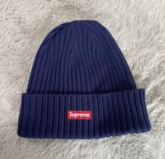 Supreme ネイビー ビーニー - メルカリ