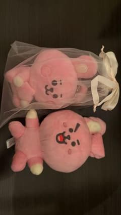 BT21 COOKY ぬいぐるみ マスコット 2個セットのサムネイル