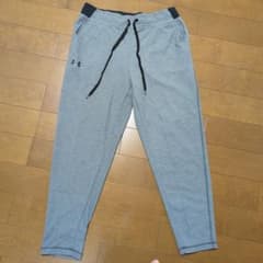 h*9様 Under Armour ヒートギア ジャージパンツ L グレーのサムネイル