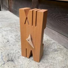 時計　ハンドメイド　木の家具　卓上＆壁掛け　インテリアのサムネイル