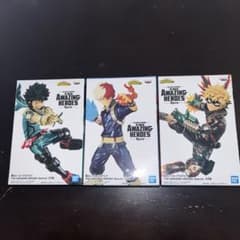 僕のヒーローアカデミア　出久、轟、爆豪フィギュアのサムネイル