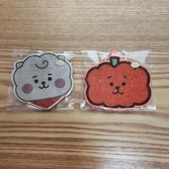 BT21 미니 비쥬키 파우치 RJ 2점 세트