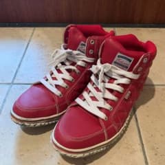 EDWIN ハイカットシューズ　赤　26.5cmのサムネイル