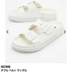 RCWB ダブル ベルト サンダル  レディース S ホワイト 白のサムネイル