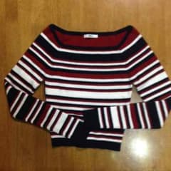 MURUA ボーダーニット Sサイズのサムネイル