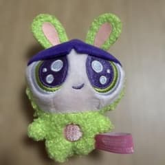 파워 퍼프 걸스 오메메 반짝이 봉제인형 토끼 버터컵