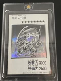 青眼の白龍 ブルーアイズホワイトドラゴン モノクロ シークレット