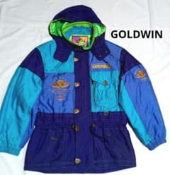 美品GOLDWIN ゴールドウイン スキーウェア 日本製M レトロ