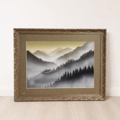 限定20点　版画 セリグラフ　 萄雅彦（どうまさひこ）『峰』 限定20点 版画 セリグラフ 萄雅彦（どうまさひこ）『峰』 - メルカリ
