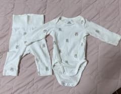 H&M クマ柄ロンパースとパンツセットのサムネイル