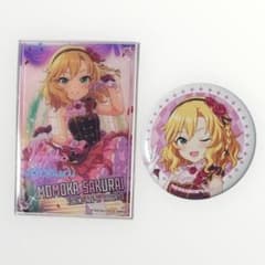 アイドルマスターシンデレラガールズ　櫻井桃華　アクリルカード　缶バッジのサムネイル
