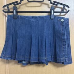 Brandy Melvilleデニム プリーツ ミニスカートのサムネイル