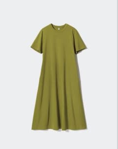 UNIQLO エアリズムコットンワンピース オリーブ XL 新品未使用のサムネイル