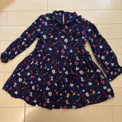 TOMMY HILFIGER ネイビー花柄ワンピース 95cmのサムネイル