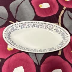 Noritake blue waltz オーバル中皿 1枚 - メルカリ