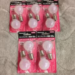 Panasonic ミニクリプトン電球 60形 5個セット廃盤品 - メルカリ