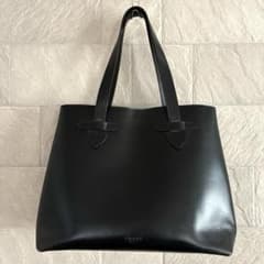 BEAMS F別注　CROOTS / ブライドルレザートートバッグ ブラックのサムネイル