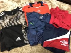 140センチ サッカーウェア 6点 アディダス アンブロ プーマのサムネイル