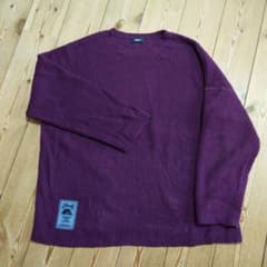 glamb パープル 編みオーバーサイズセーター Rubber Tag Knit - メルカリ