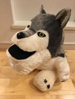 シャクレル お座りbig ぬいぐるみ オオカミのサムネイル