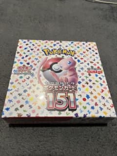 ポケモンカード151BOXシュリンク付きのサムネイル