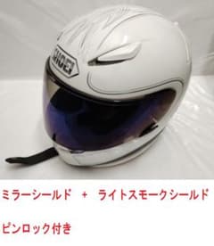 【M】【美品】シールド2種 ピンロック付き　SHOEI 　Z-6　グラフィックス 美品】シールド2種類 ピンロック付き SHOEI Z-6 グラフィックス - メルカリ