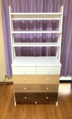 美品✨ニトリ チェストラック ランダム2 80 廃盤 収納棚 本棚