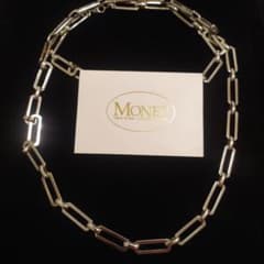 MONET　モネ　シルバー　ネックレス　ハート　チャーム チェーン　ペンダント