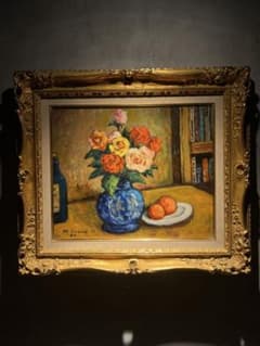 1984 m.asano 【薔薇と果実】肉筆油彩画 1984 m.asano 【薔薇と果実】肉筆油彩画 - メルカリ