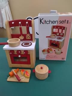 ニチガン キッチンセット2 ままごと キッチン セット 木製のサムネイル
