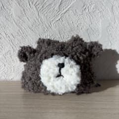 ハンドメイド　くまさんの巾着のサムネイル
