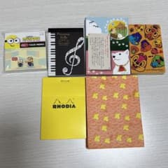 メモ帳　まとめ売り　ミニオンズ　ディズニー　チップとデール　和紙　音符　犬のサムネイル