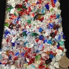 大きめサイズ☆琉球ガラスのかけら220gのサムネイル