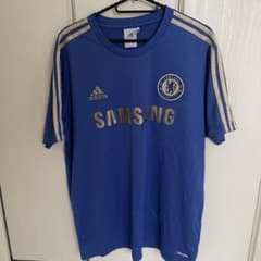チェルシー2012/13ホーム　adidas サッカーユニフォーム 刺繍ロゴ チェルシー2012/13ホーム adidas サッカーユニフォーム 刺繍ロゴ