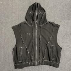 THUG CLUBノースリーブフーディー Thug Club ノースリーブ パーカー フーディー - メルカリ