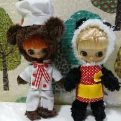 プチブライス  ペピーパンダ・ムラングココのセットのサムネイル