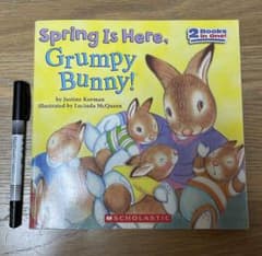 英語絵本 Spring is Here, Grumpy Bunny! 2in1のサムネイル