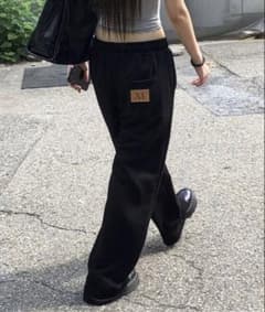 ラッシュメタルロゴジョガースウェットワイドパンツ