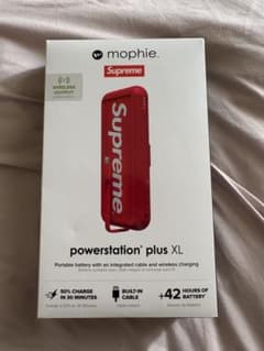 Supreme mophie powerstation plus XL 赤 - メルカリ