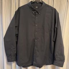 UNIQLO ネイビー 長袖シャツ 4XLのサムネイル