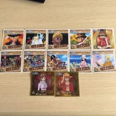 ONE PIECE 스티커 세트 12장