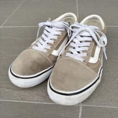 vans バンズ　オールドスクール　ベージュ　24.5センチ　スニーカーのサムネイル