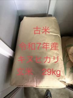 キヌヒカリ 古米 29kg 令和7年産 玄米のサムネイル