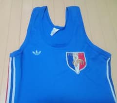 ヴィンテージ  陸上用ランニングシャツ フランス代表 ヴィンテージ adidas 陸上用ランニングシャツ フランス代表 - メルカリ