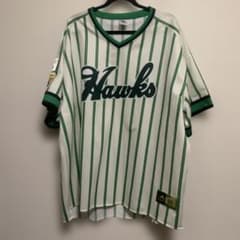 ホークスユニフォーム　南海デザイン背番号なしMAJESTIC 2XL 値下げ中 ホークスユニフォーム 南海デザイン背番号なしMAJESTIC 2XL 値下げ中