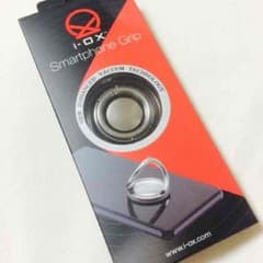 i-ox smartphone grip ⚫️黒 ブラック バンカーリング 新品のサムネイル